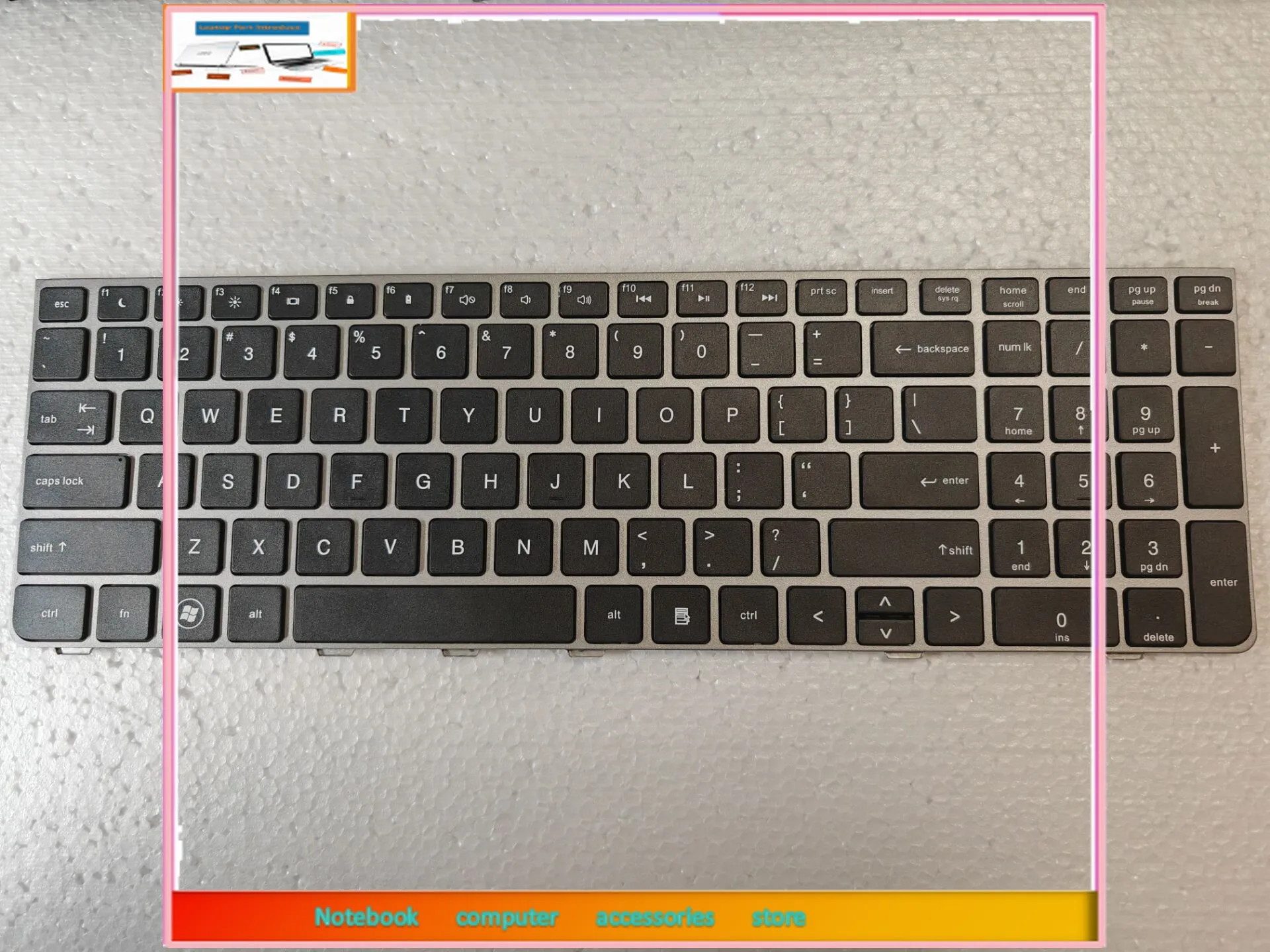 Новая клавиатура для ноутбука HP ProBook 4530S 4535S 4730S 4740S 4735S американская раскладка серебряная рамка