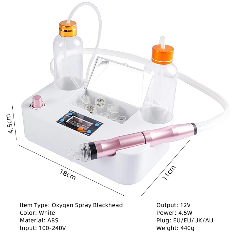Dispositif de beauté pour l'élimination des points noirs, aspiration à petites bulles, Machine de nettoyage en profondeur du visage, nettoyeur d'acné hydratant sous vide, soins pour la peau