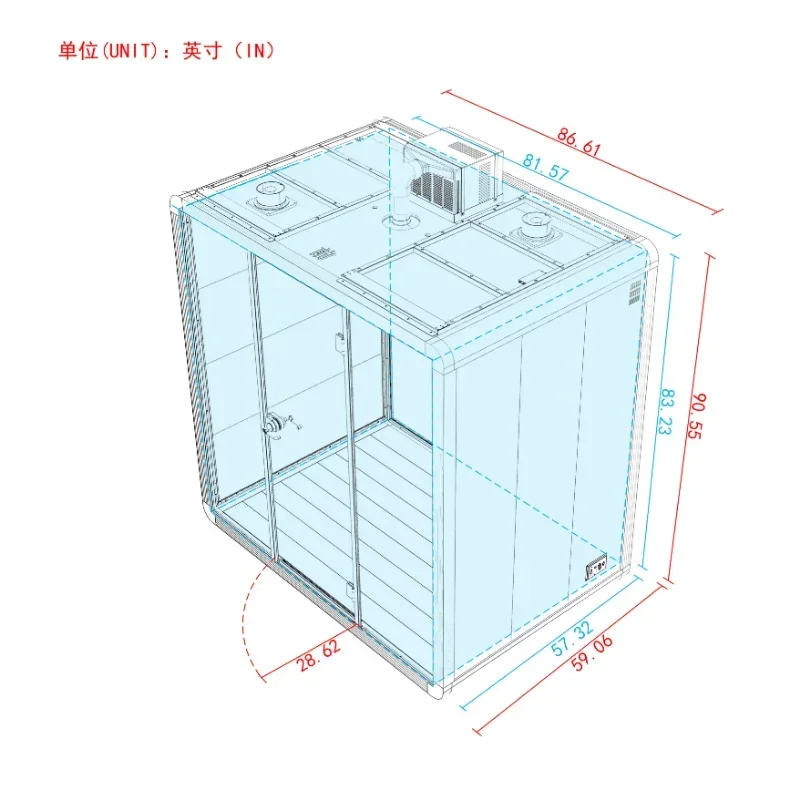 The secondary sound insulation soundproof booth music for piano vocal booth soundproof booth for sale