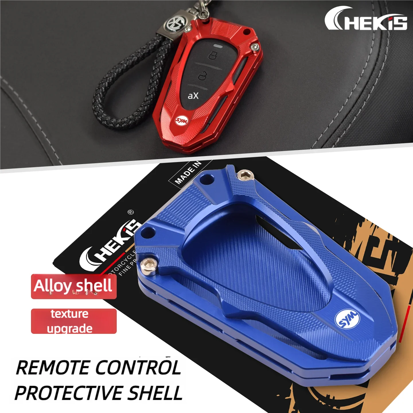 

Chekis подходит для Sym Fnx125/150 Fiddle 5 Crox, аксессуары для модификации мотоцикла, защитный чехол для пульта дистанционного управления, чехол для дистанционного ключа от падения, защитный чехол