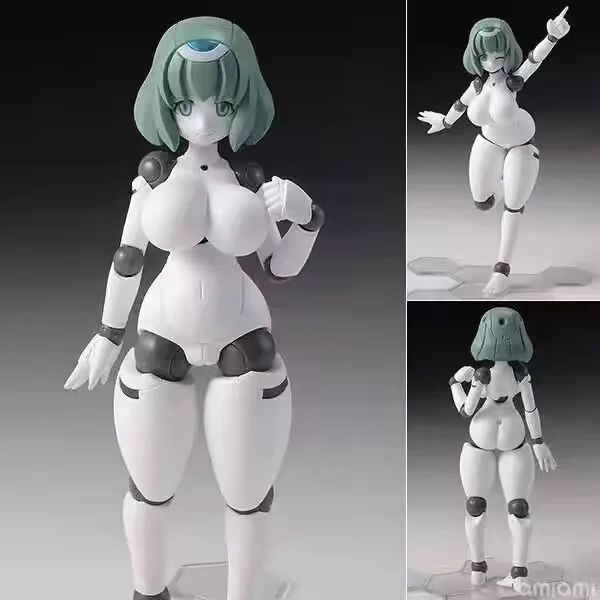 13cm polynian fll janna anime figura de ação menina robô neoanthropinae polynian modelo brinquedo coleção decorativa para presente de aniversário