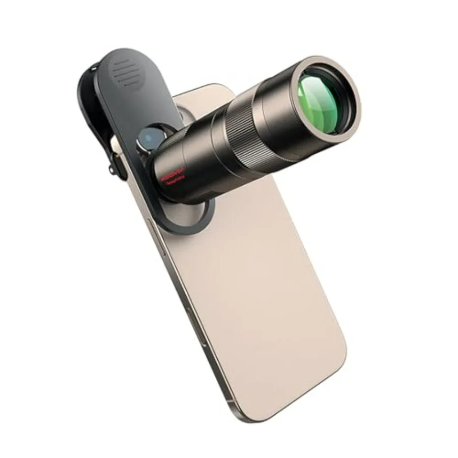

400mm Telephoto Lens for iPhone Android HD Phone Telescope with FMC 7-Layer Optical Coating Universal Clip Eyepiece Carrying Ca
