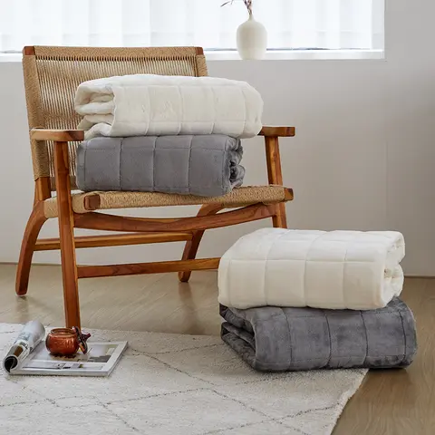 베네베딩 털빠짐없는 따뜻한 고밀도 열순환 장모 극세사 침대 누빔 패드 4size 2color