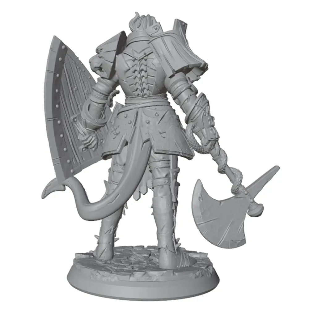 1/24/18/16/12 Female Warrior Resin Model Kits GK Miniature 3D Printed Gray Model Figurine DIY Doll Model Unpainted