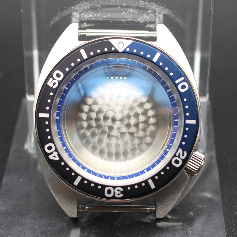 

NH35 41mm Watch Case Sapphire Glass For NH35 NH36 NH34/38 4R36 Movement 28.5mm Dial Black/Blue/All black/deep blue chapters Ring
