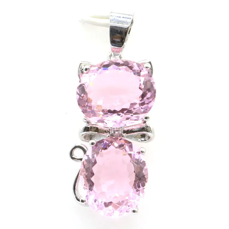 Buy 3 Get 1 Free 5g Customized 925 SOLID STERLING SILVER PENDANT Kunzite Blue Aquamarine Iolite Violet Tanzanite Smokey Topaz