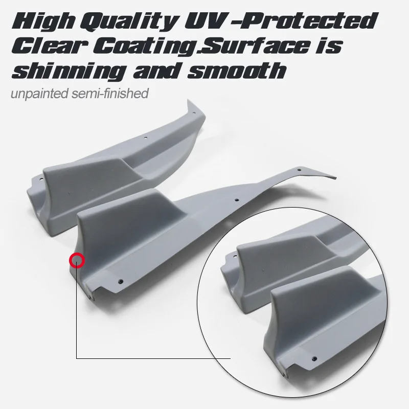 14-18 Compatible Subaru Impreza STI VAB Modified EUR Carbon Fiber Rear Bumper Corner Guards Rear Small Bumper Add-on