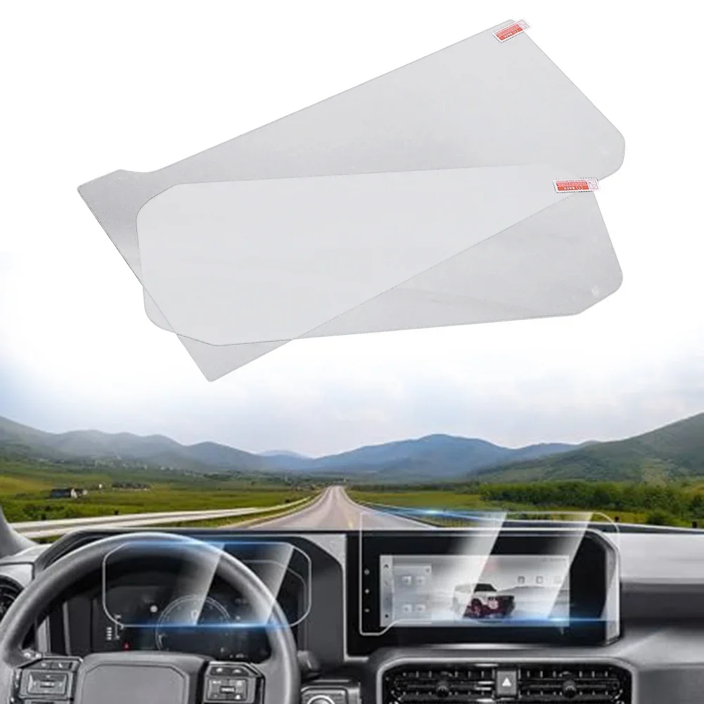 

Navigation Screen Tempered Glass Film With Instrument Tempered Glass Film Set For Toyota Land Cruiser LC250 2024 Car Repair Tool