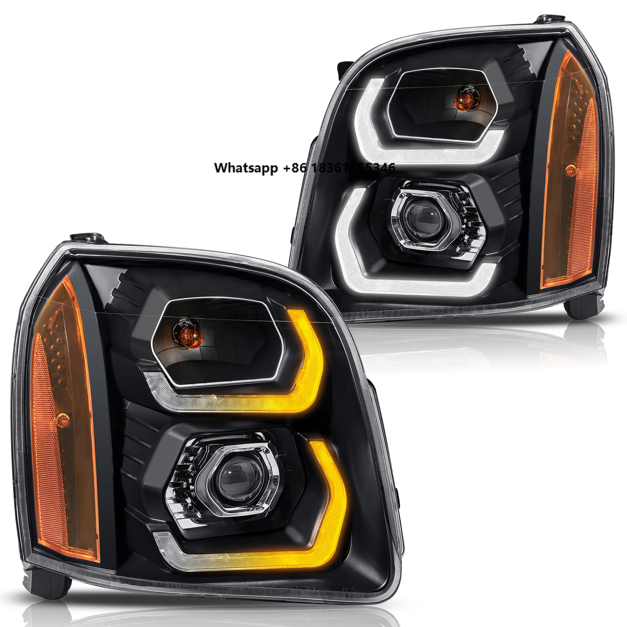 

Высококачественные оптовые полностью светодиодные фары для Yukon 2007-2014 годов выпуска, комплект автомобильных светодиодных фар