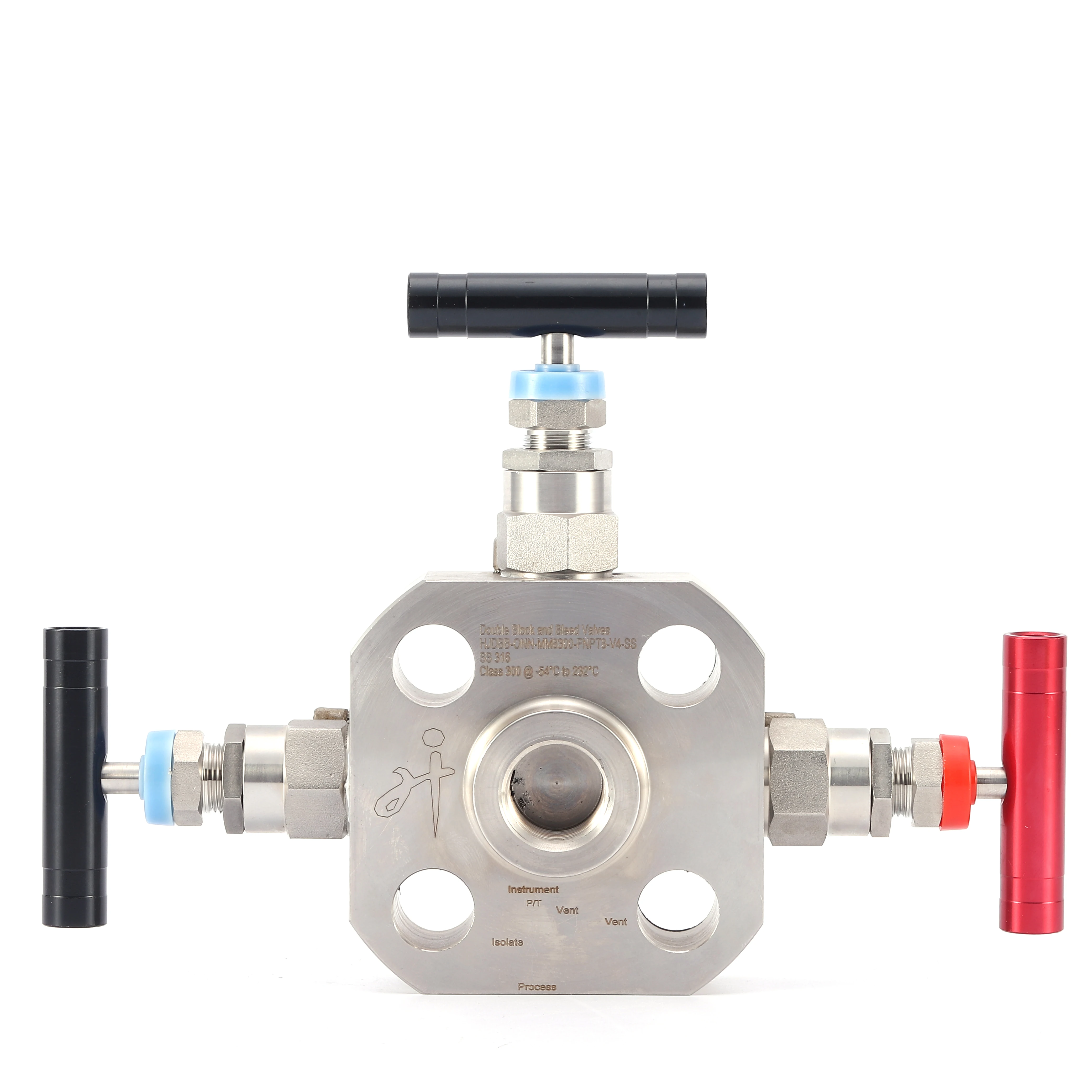 Class 300 Double Block and Bleed Valves Isolate Needle Valve Monoflange Instrumentation Valve