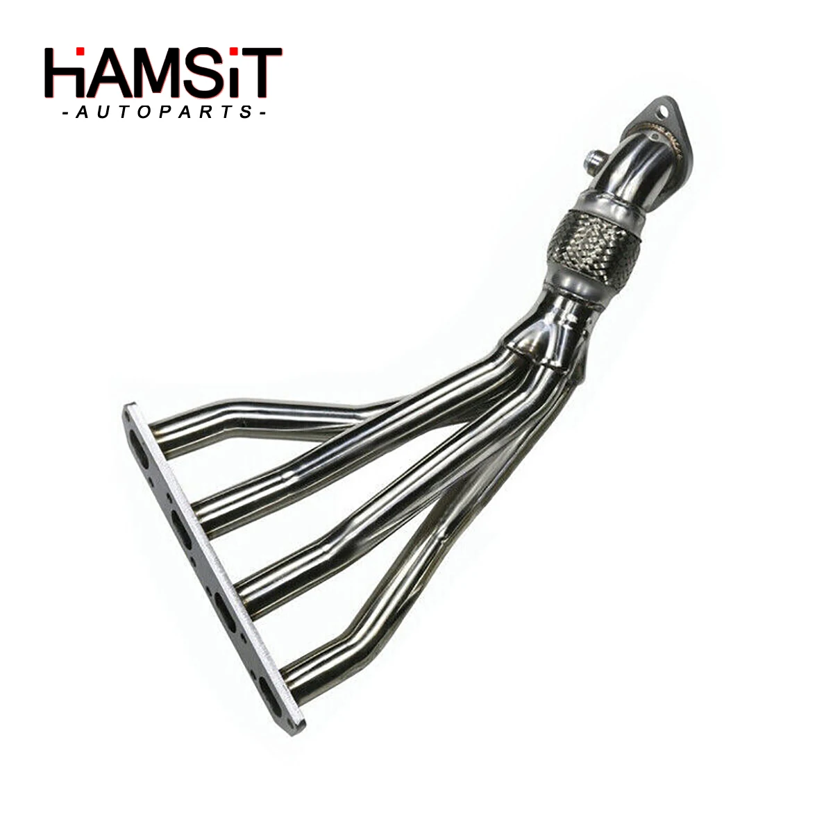 Hamsit Stainless Steel Manifold Header For 02-06 Mini Cooper S Hatchback Convertible 1.6 Jcw R50 R52/53