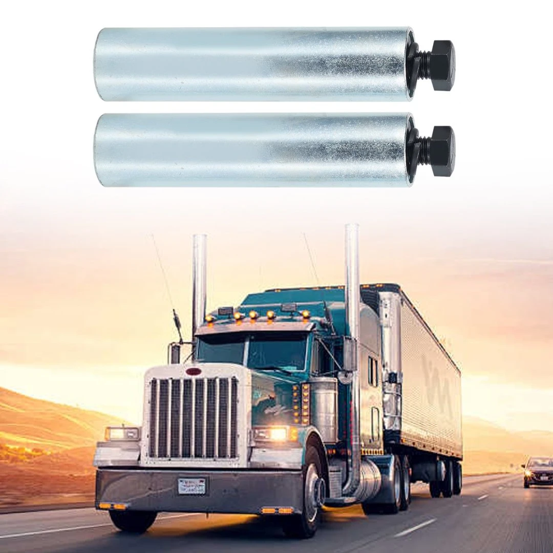 

Stainless Steel Universal Quarter Fender Mount Post Bracket Fit for Freightliner Peterbilt Kenworth, Pair,Silver