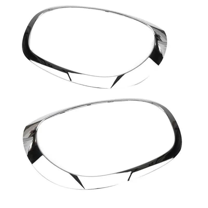 

Stable-For MINI COUNTRYMAN F60 FRONT LEFT RIGHT HEADLIGHT CHROME TRIM 51137388117 51137388118