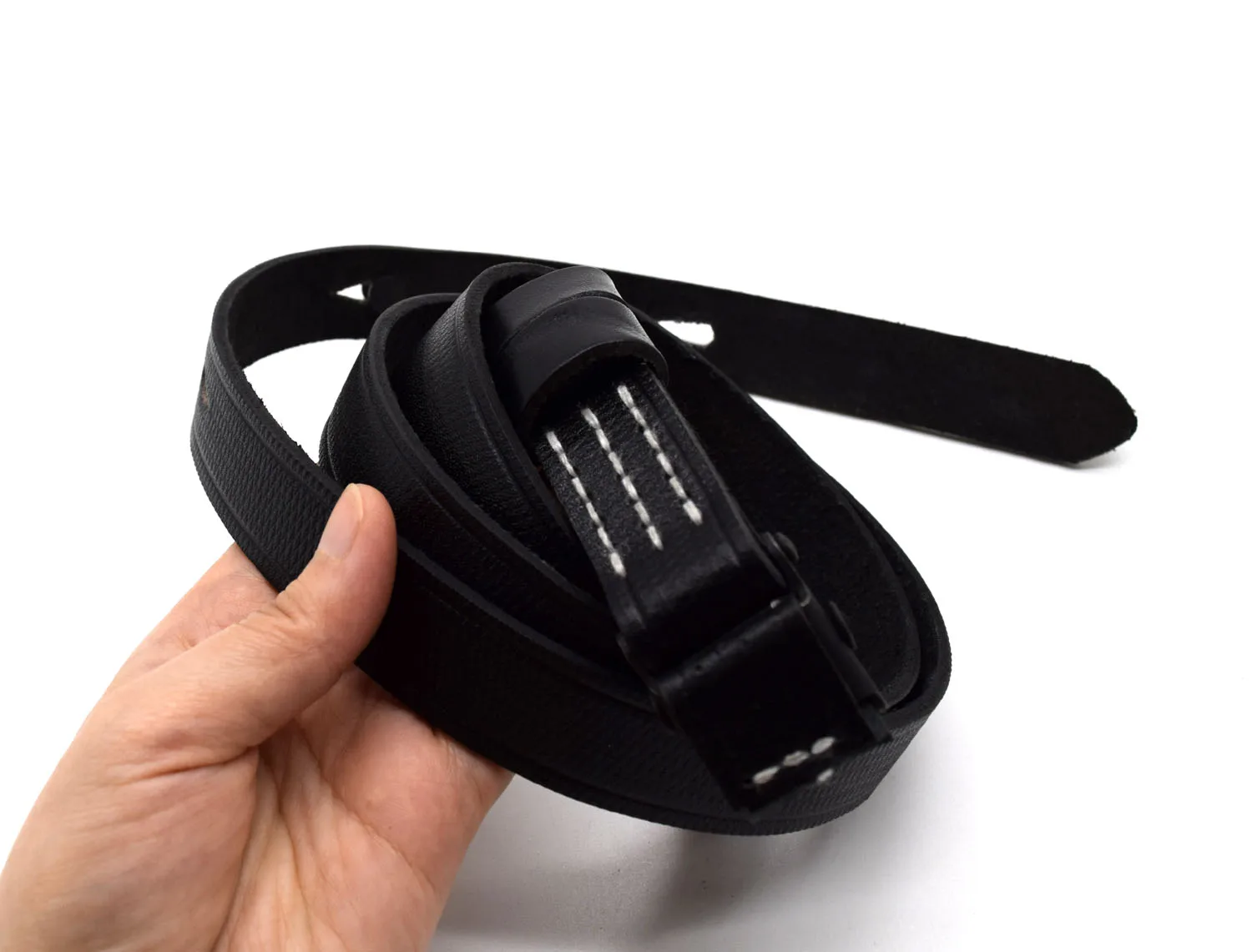 

Genuine Leather WWII German MP38 MP40 SMG Leather Rifle Sling Black