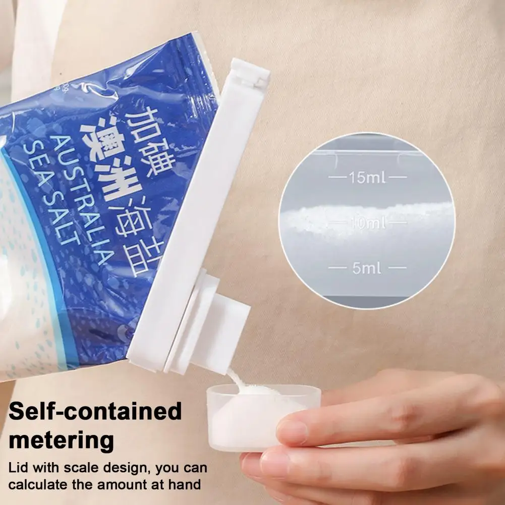 

Moisture-resistant Bag Sealers Sealing Clips for Food Preservation Storage Tight Seal Bag Clips with Discharge Port for Easy