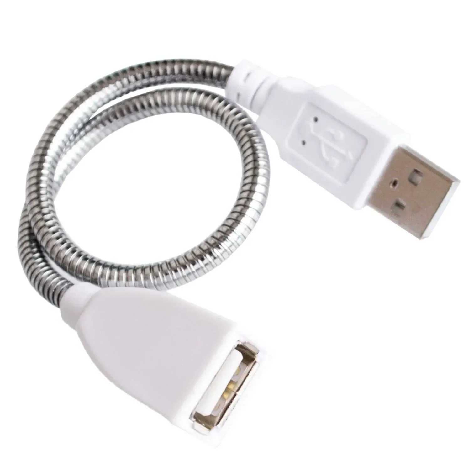 

USB Power Cable Extension Cord Flexible Metal Hose USB Desk Light Desk Lamp
