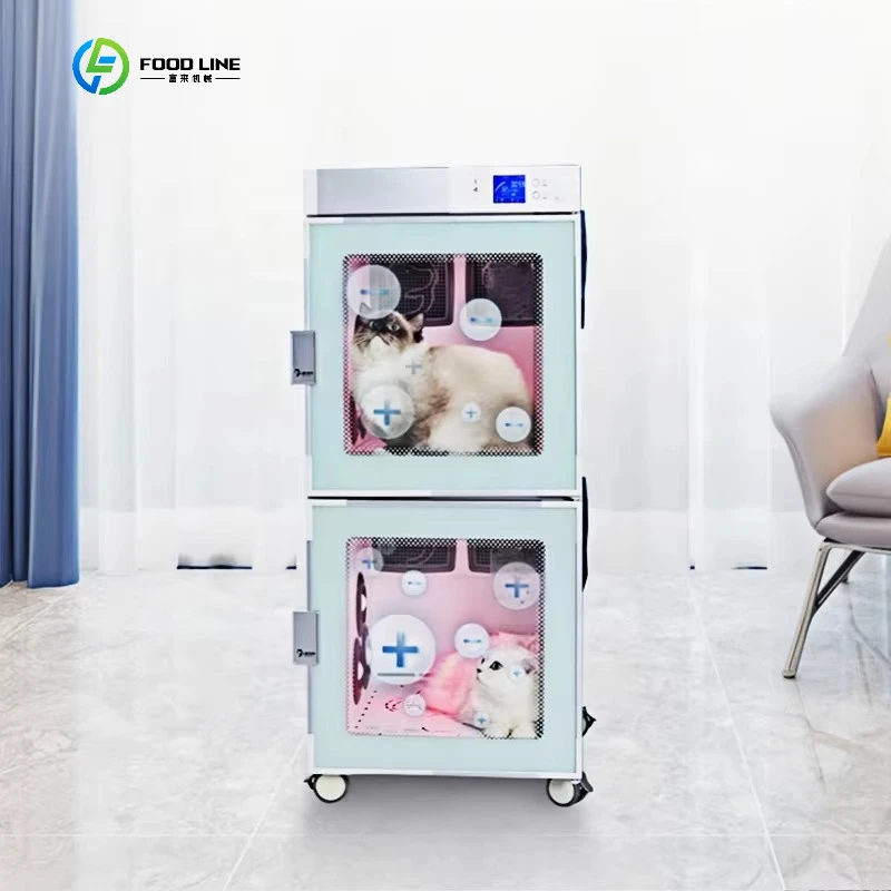 Double-Layer Pet Drying Box Fully Automatic Pet Drying Cabinet Cat Dryer Box and Water Blower for Kittens and Puppies Customized