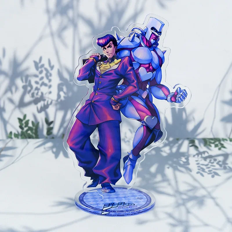 16cm Anime JoJo's Bizarre Adventure Josuke Acrylic Stand Model Plate Dio Giorno Kakyoin Buccellati Desk Decor Sign Fans Gifts