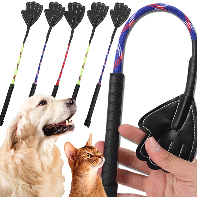 Pet Training Stick Rubber Paw Shape Pet Interactive Toys Cat Dog Long Handle Entertainment Training Pat Whip Creative Pet Supply