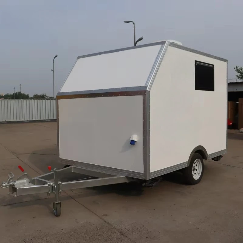 Customizable Fiberglass Dog Grooming Trailer Mobile Pet Wash Salon with Air Conditioner and Heater for All Weather Comfort
