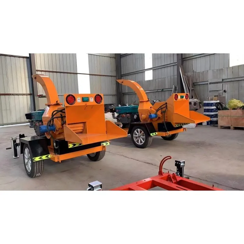 Portable User-Friendly Wood Chipping Equipment for Garden and Forest Branch Disposal