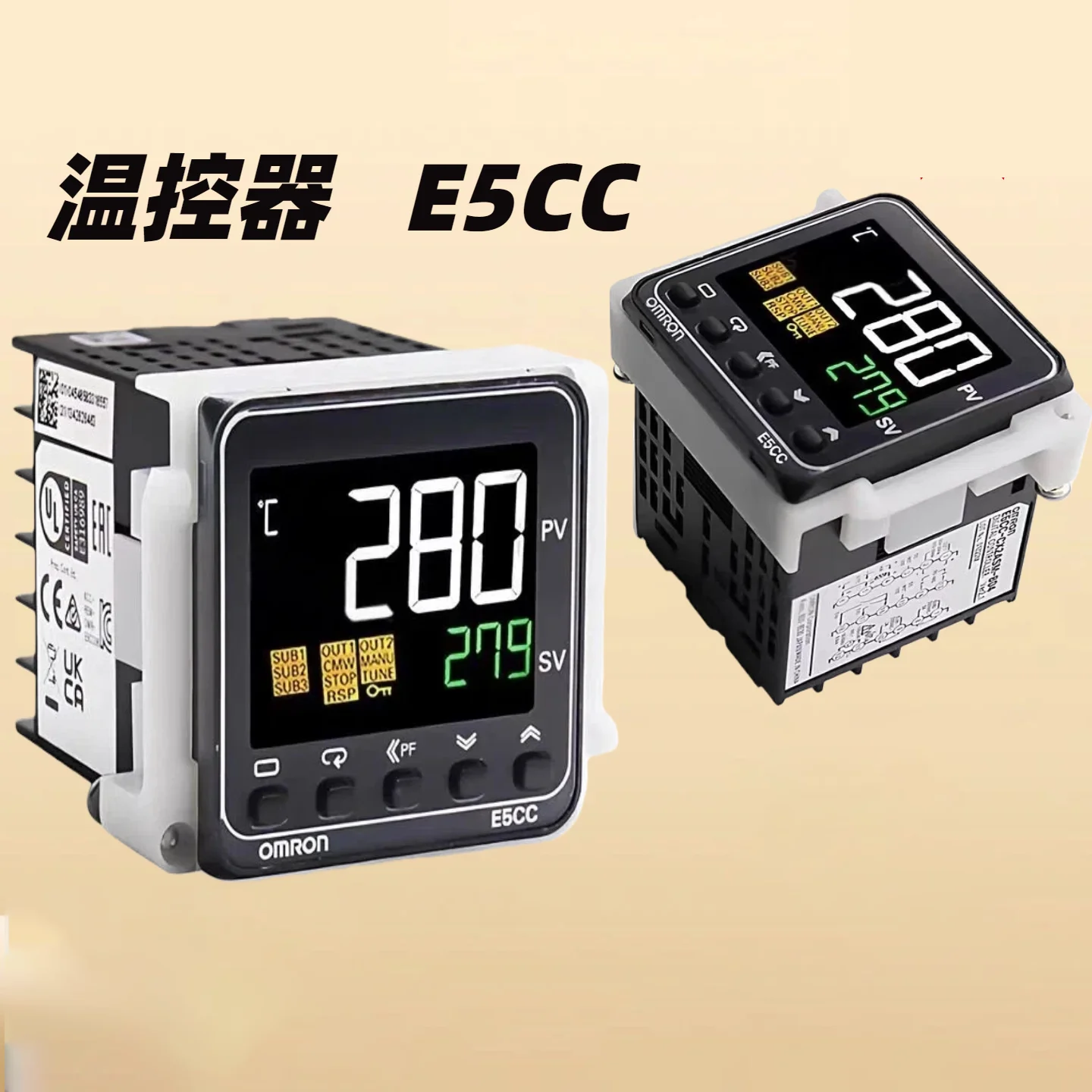 Omron E5CC-RX2ASM E5CC-QX2ASM E5CC-CX2ASM E5CC-RX2DSM E5CC-QX2DSM E5CC-CX2DSM-800 802 850 880 New In Stock Digital Temperature