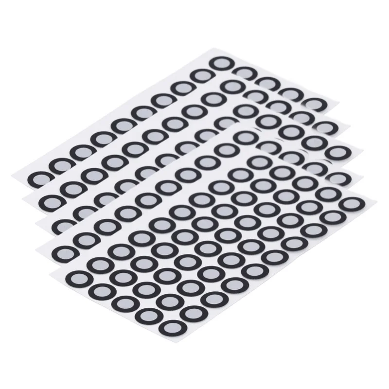 15 Sheet X 50Pcs 3D Scanning Marker 6mm Inner Diameter 10mm Outer Diameter High Accuracy Positioning Target 3D Reflection Marker