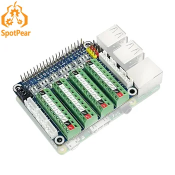 Karta rozszerzeń PCF8591 LED GPIO IO test ADC/DCA Sensor Płyta dla początkujących dla Raspberry Pi