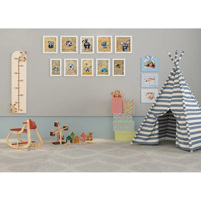 SHENGYONGBAO день рождения комнатные фотографии фоны детский портрет фото фон для студийной фотосессии реквизит 211014 фотосессия