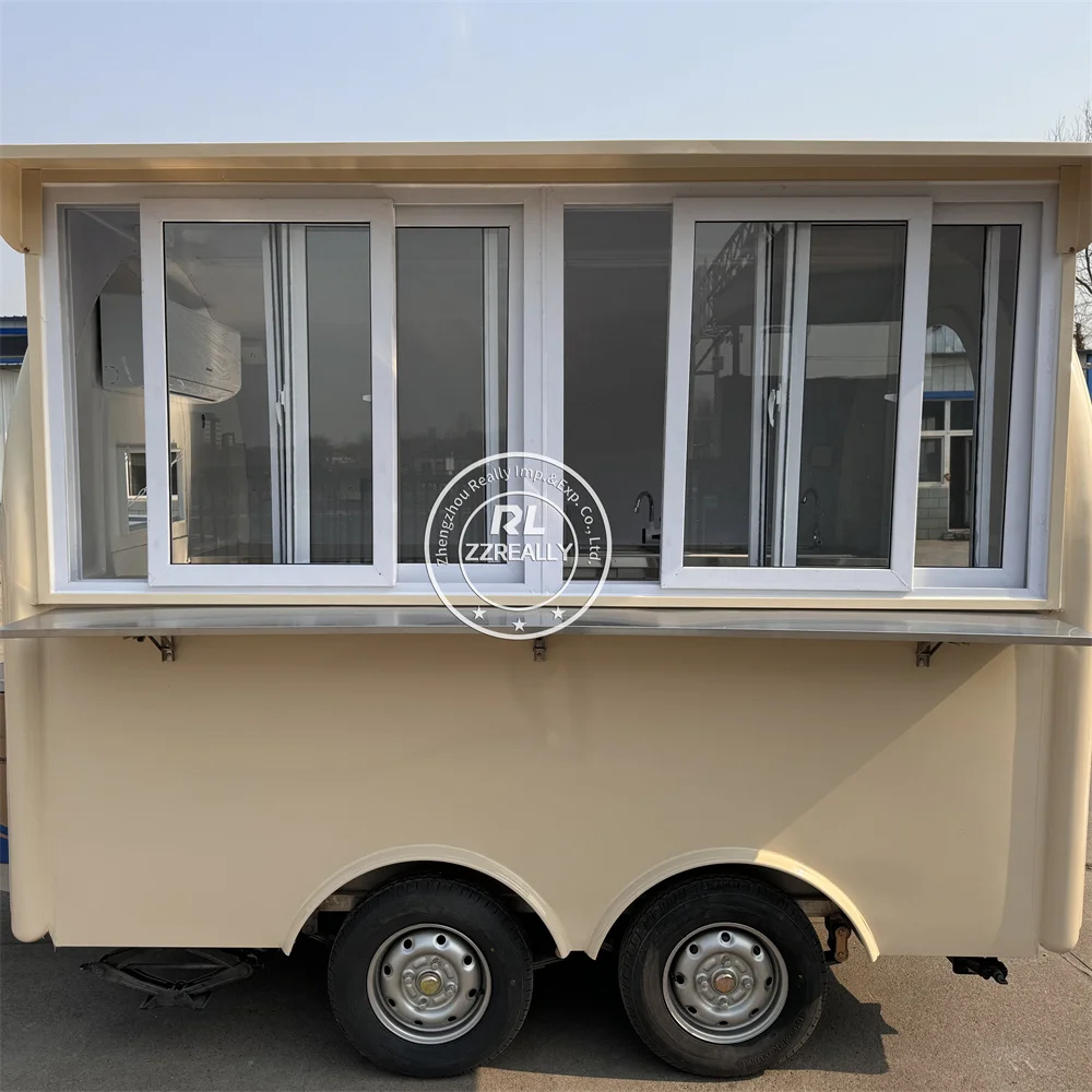 Concession Food Truck Snack Pizza Truck Coffee Cart Custom Catering Trailer Street Restaurant Fully Equipped Food Trailer - Image 2