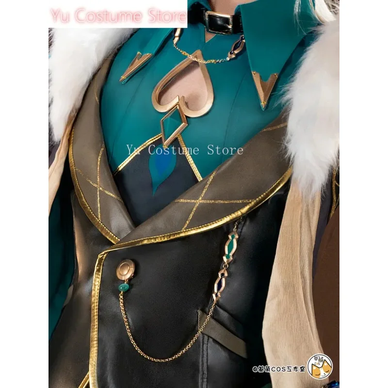 유 혼카이: 스타 레일 아벤츄린 남성 코스프레 의상 게임 애니메이션 파티 유니폼 할로윈 역할극 의상