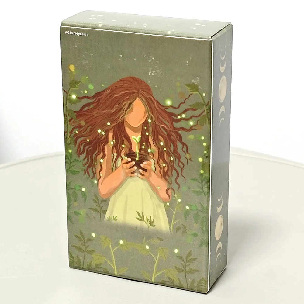 Earth Woman Tarot Deck 78 Pcs Tarot Cards Nurture Your Intuition and Celebrate Mother Nature\'s Wisdom 10.3*6cm
