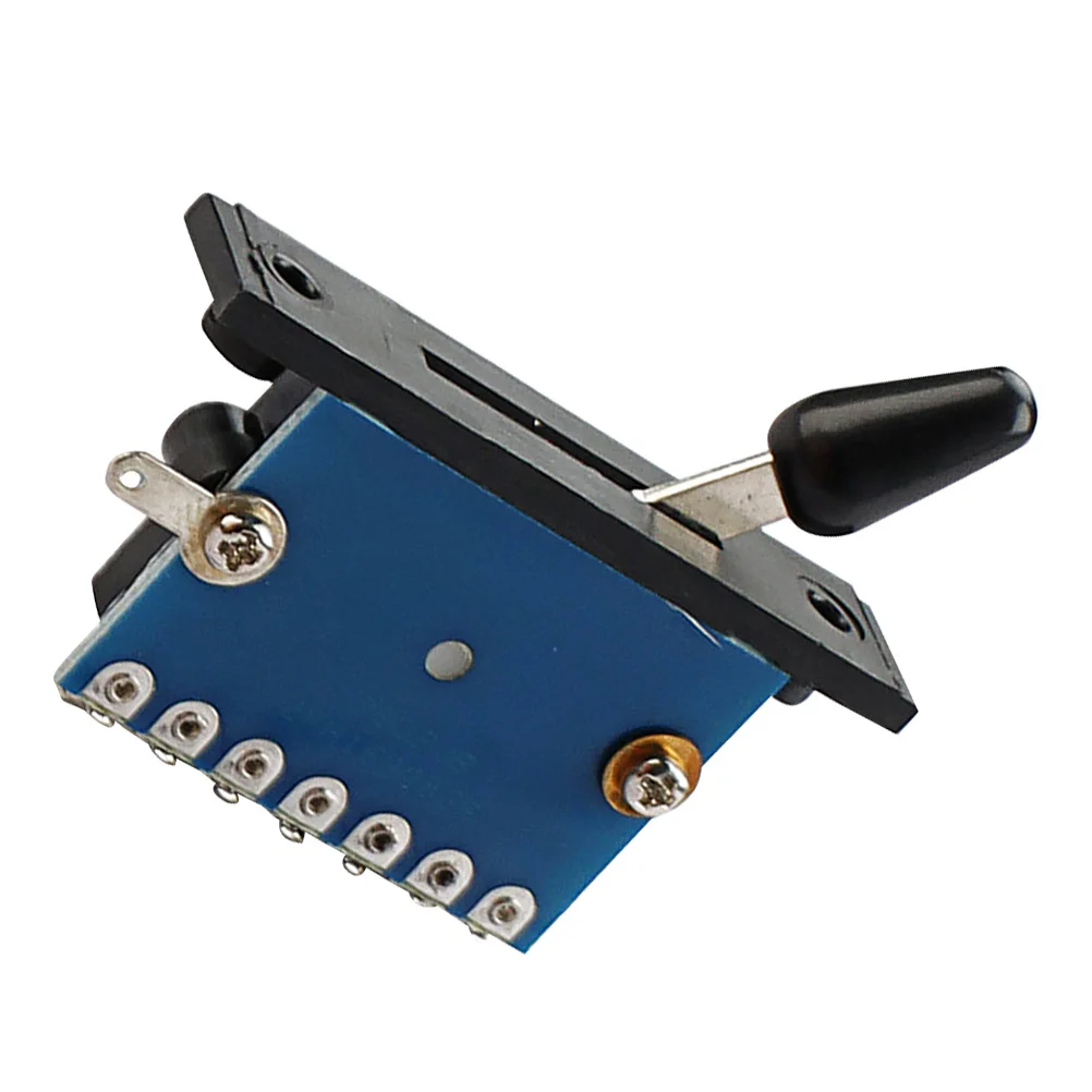 

Alloy 3-Way Toggle Switch Bright Color Electric Guitar Accessory Reliable Performance Guitar Switch Pickup with Knob