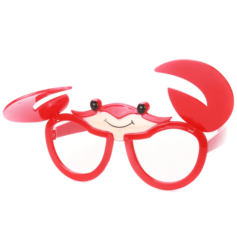 Funny Foldable Crab Costume Glasses Novelty Sunglasses Birthday Beach Party Favors Festive Party Supplies Decoration Accessories