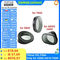 Original 70mai CPL Filter for 70mai A810 Lite/ A810S/ A810/ X800/ T800 Circular Polarizing Lens Filters Lens Cap