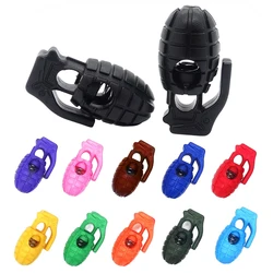 12pcs Plastic Colorful Grenade Style Cord Lock Stopper For Paracord/Shoe Lace/Clothing