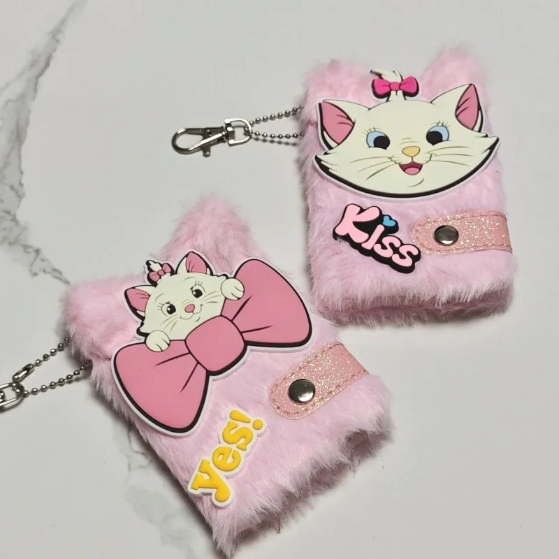 

Блокнот Disney Marie Cat, мини-блокнот с мультяшным дизайном, портативный блокнот, подвеска для рюкзака, украшение для ключей, канцелярские товары для студентов и офиса, подарки