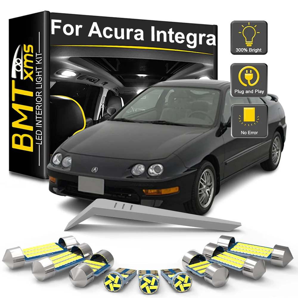 BMTxms LED Interior Light Bulb Kit For Acura Integra 1986-1997 1998 1999 2000 2001 Car Dome Reading Trunk Vehicle Lamp Canbus