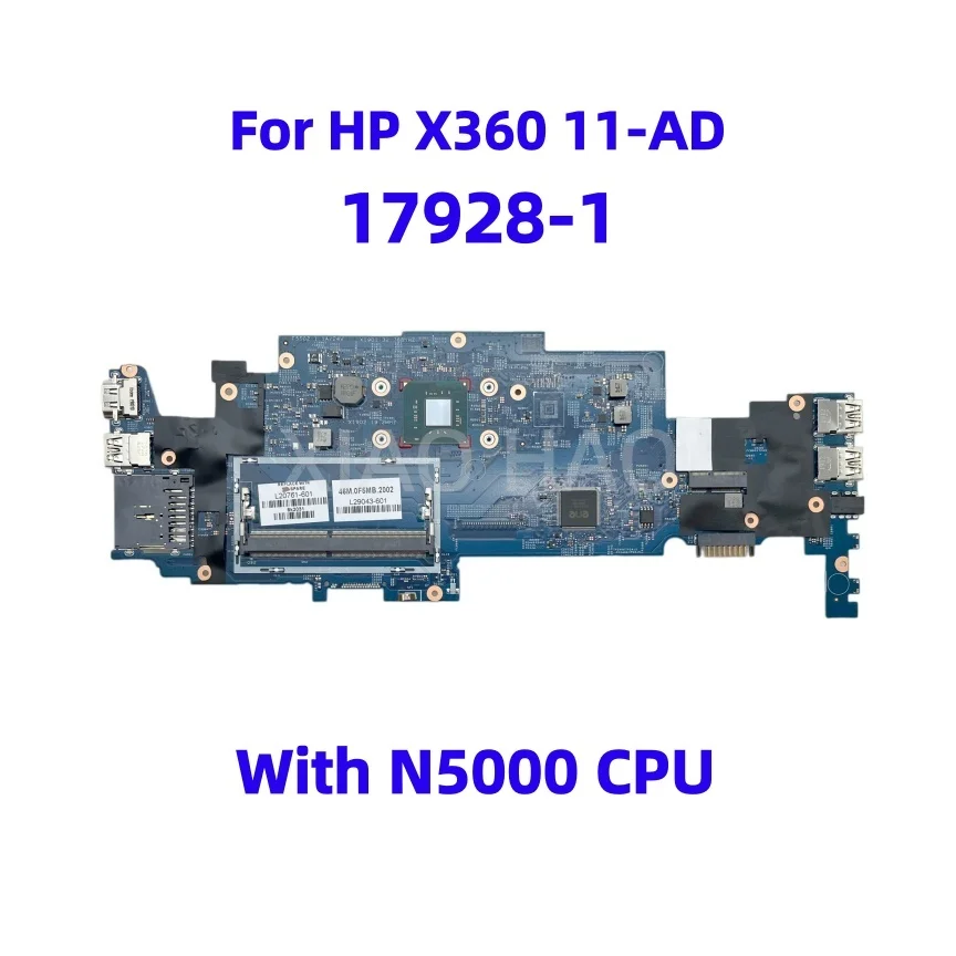 Placa base para ordenador portátil HP X360 11-AD 11M-AD, 17928-1, con CPU Pentium N5000, L20761-001, L20761-601, 100% completamente probada