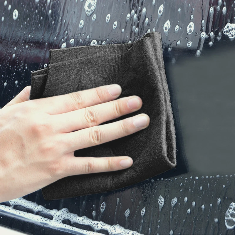Thickened Magic Cleaning Cloth Reusable Microfiber Washing Rags Glass Wipe Towel for Kitchen Mirrors Auto Windows Car Cleaning