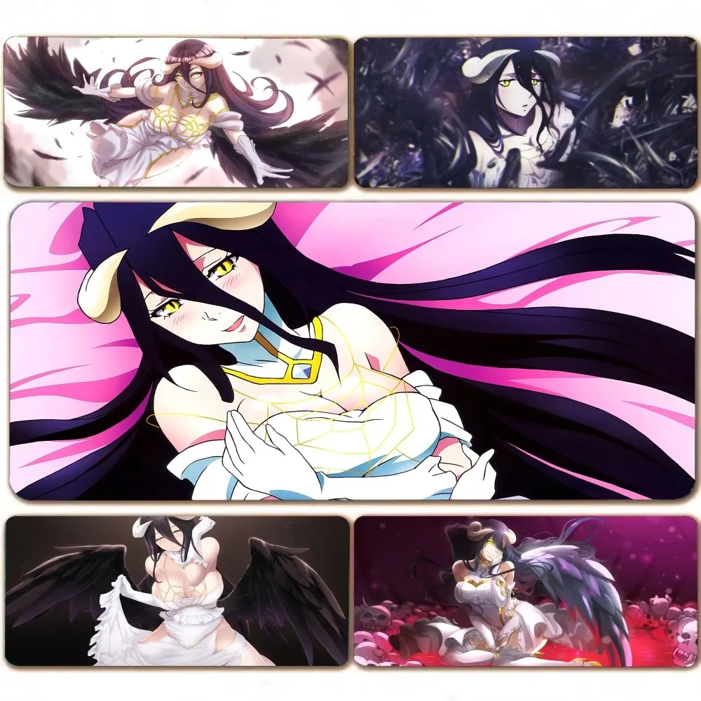 

Overlord Albedo Anime Mousepad Mousepad New Arrivals Large Gaming Mousepad L XL XXL Gamer Mouse Pad Size For Keyboards Mat