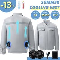 Cooling Clothing Fan Vest USB Cooling Vest Charging Waistcoat Air Conditioning Camp High Temperature Operation Heated Vest