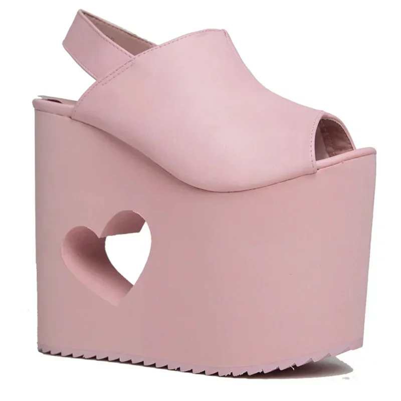 Platform Back Strap High Heel Sandals Sexy Pointed Toe Leather Solid Accept Customized New Arrivals Fashion Women Modern Shoes view 2