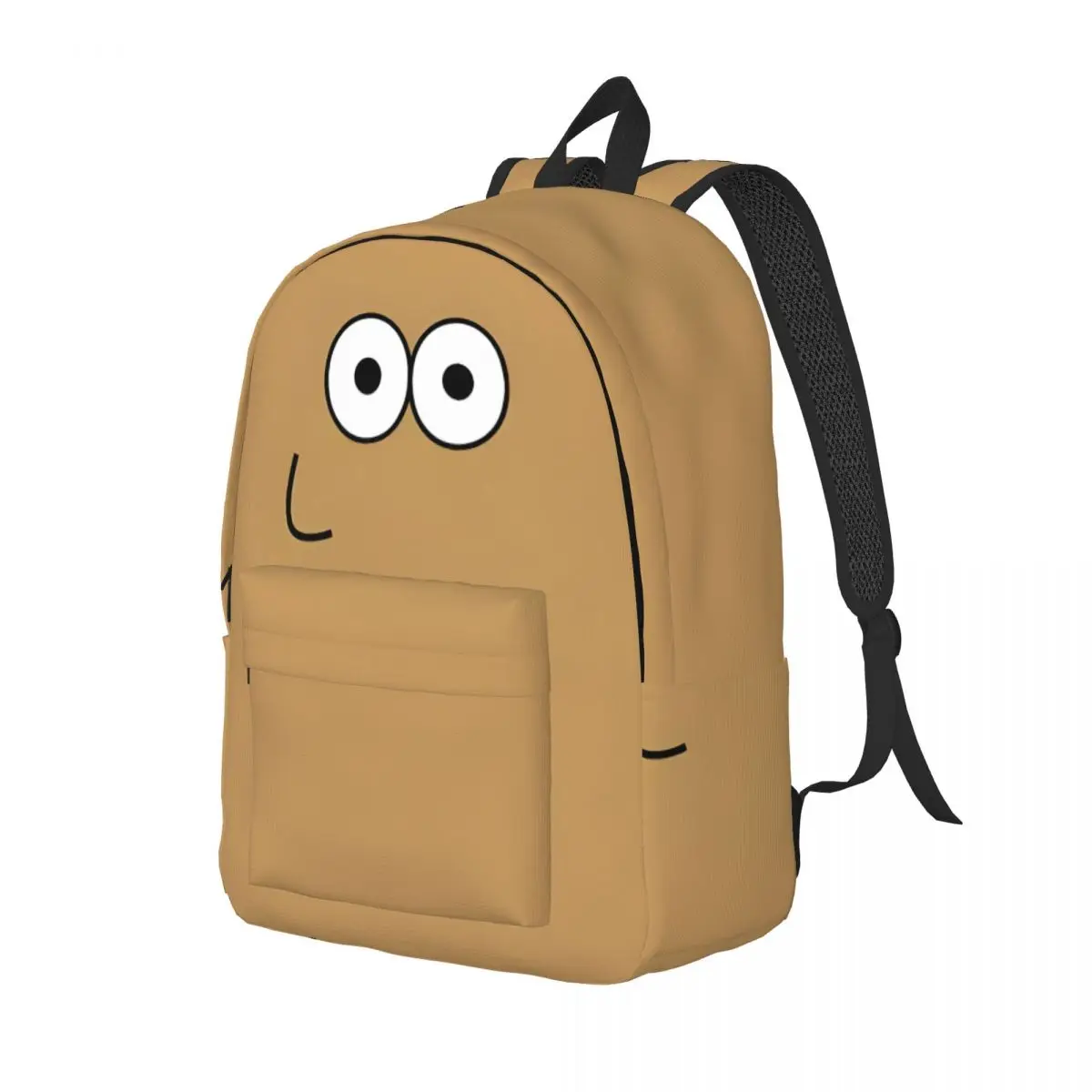 My Pet Alien Pou for Teens Student School Bookbag Cute Cartoon Canvas Daypack Elementary High College Gift view 2