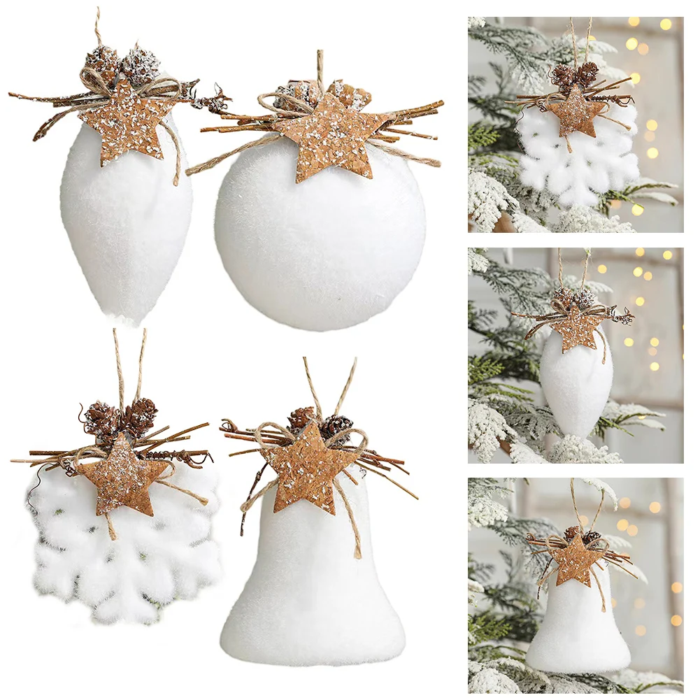 No hay herramientas adicionales necesarias para Navidad, adorno navideño, decoración de copos de nieve, ambiente festivo, decoración navideña, decoración del hogar