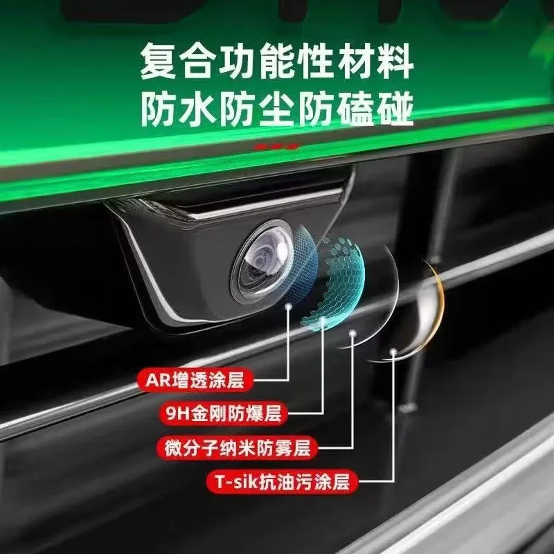 For Camera Protection Cover Fit Lexus ES200 RX300 LX LS, Front & Rear 360 Surround View Lens Guard Cap Car Mod Accessories