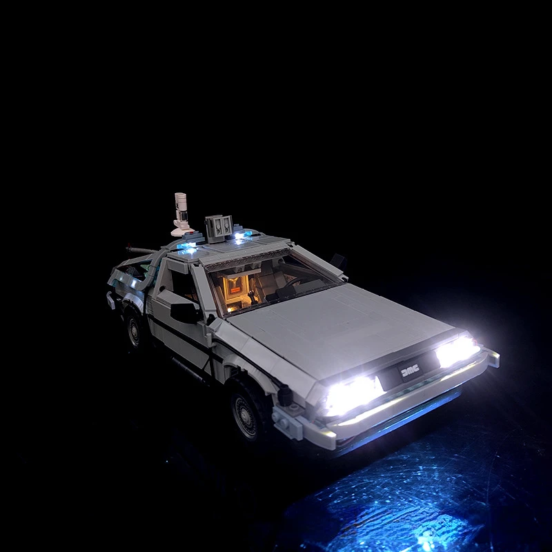 Not Included Building Blocks LED Light Kit For Back to the Future Time Machine 10300 DIY Toys Gift Only Lighting Set