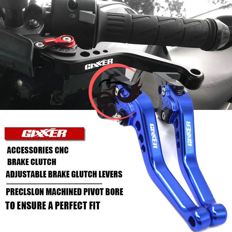 

For Suzuki GIXXER 250 SF GIXXER 150 125 SF250 2020-2023 2022 Motorcycle Accessories CNC short Adjustable Brake Clutch Levers