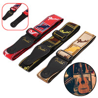 1Pc 70cm-145cm Universal Guitar Strap Adjustable Nylon Guitar Belt With PU Leather Ends For Folk Wooden Classical