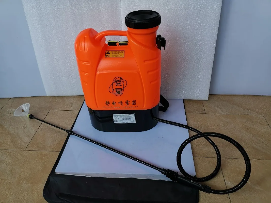 16L 12V / 8AH Lithium battery backpack Electrostatic ULV foger sprayer, garden Agricultural electrostatic adsorption sprayer